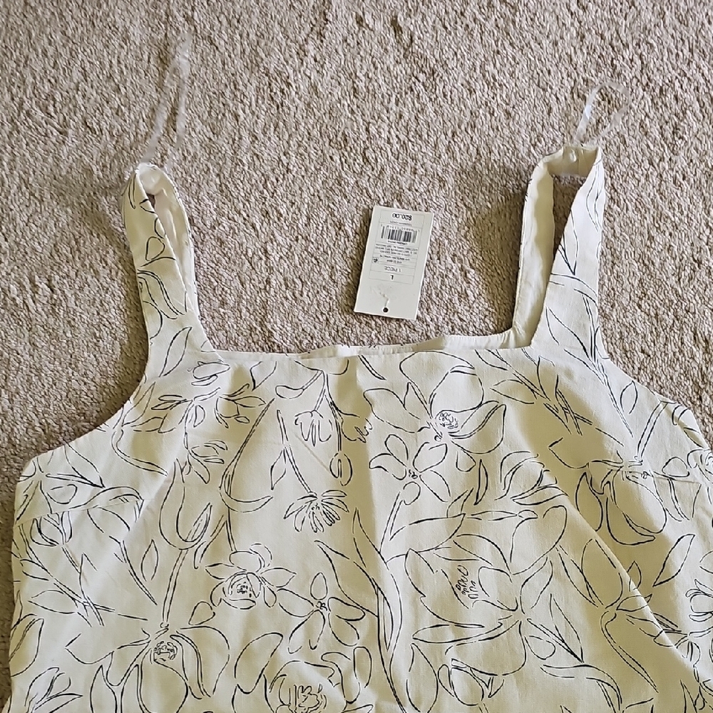 Floral Print Cream Dress - Picture 4 of 6
